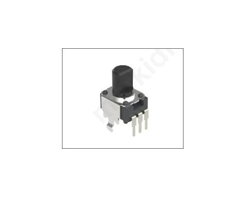 Potentiometer shaft single turn vertical 10k Ω ±20% 6mm mono