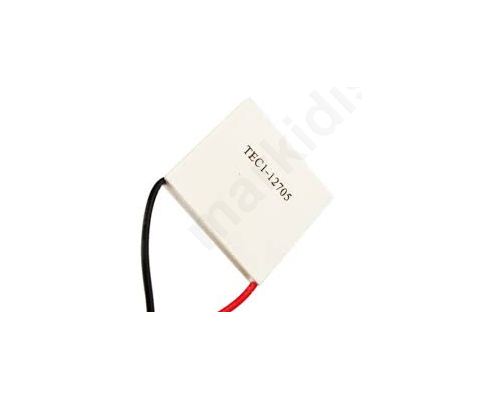 ΜΟΝΑΔΑ PELTIER 14.2V 5.3A 40x40x4mm 57W Mat Al2O3 16AWG 68°C TEC1-12705