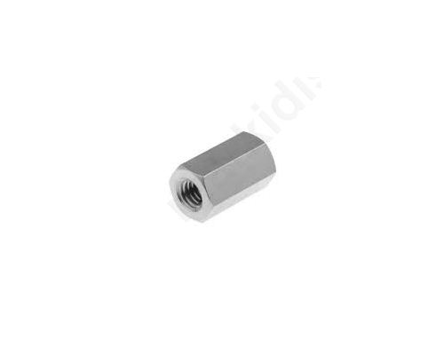 Screwed Spacer Sleeve Int.thread M4 12mm Hexagonal Brass