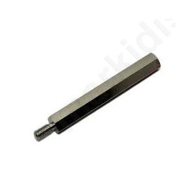 Screwed spacer sleeve Int.thread M3 40mm Ext.thread M3 brass Screwed spacer sleeve Int.thread M3 40mm Ext.thread M3 brass