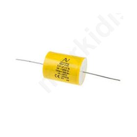 Capacitor polyester 0.47MF Leads axial ESR 4.8m Ω THT ±5%