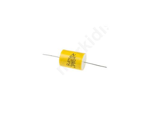 Capacitor polyester 0.47MF Leads axial ESR 4.8m Ω THT ±5%