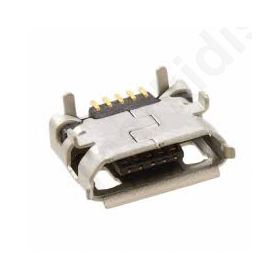Socket USB B micro on PCBs SMT/THT/ PIN 5 horizontal USB 2.0