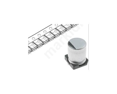 Capacitor electrolytic SMD 47MF 25VDC 6.3x5.8mm ±20% 1000h