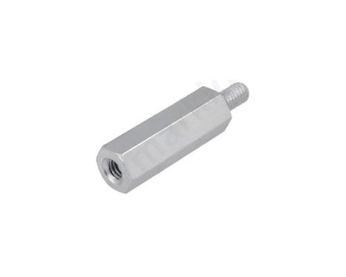 Screwed spacer sleeve Int.thread: M6 80mm Ext.thread: M6