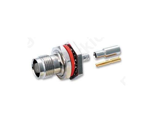 Socket TNC female 50Ω soldering for panel mounting