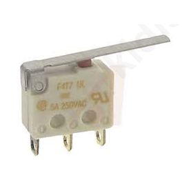 Microswitch SNAP ACTION with lever SPDT 5A/250VAC ON-(ON)