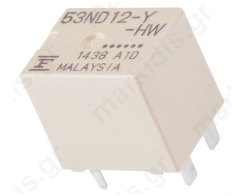 Relay: electromagnetic; 1 Form U; Ucoil: 12VDC; 30A