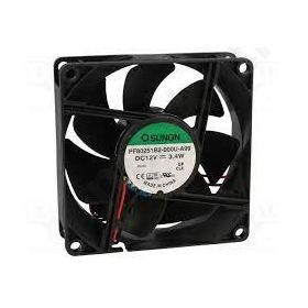 Fan: DC axial 24VDC 60x60x15mm 51.38m3/h 36.2dBA Vapo 5400rpm