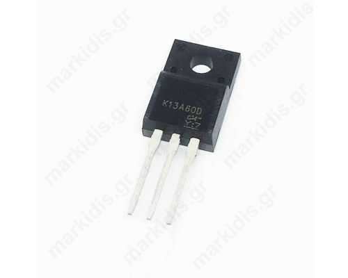 Τρανζίστορ: N-MOSFET 600V 13A 50W TO220FP