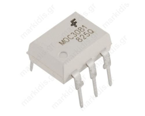 Optotriac 5.3kV Uout: 800V zero voltage crossing driver DIP6