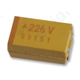 Capacitor: tantalum low ESR 470uF 10VDC