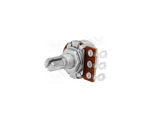 Potentiometer: shaft single turn 50ΚΩ 63mW
