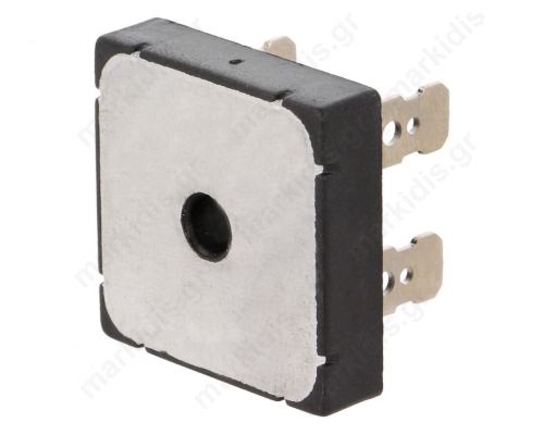 Bridge rectifier single-phase Urmax 1kV If 15A Ifsm 270A