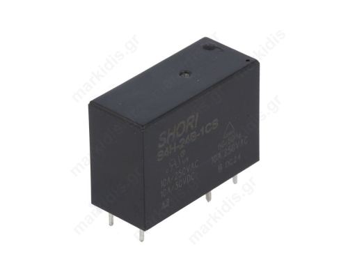 Relay electromagnetic SPDT 24VDC 10A/250VAC 10A/30VDC