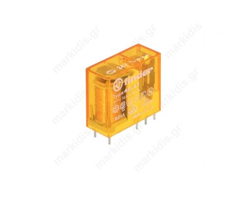 Relay electromagnetic SPDT Ucoil 24VAC 16A/250VAC 16A/30VDC