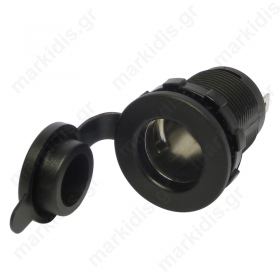 Car lighter socket adapter car lighter socket x1 black