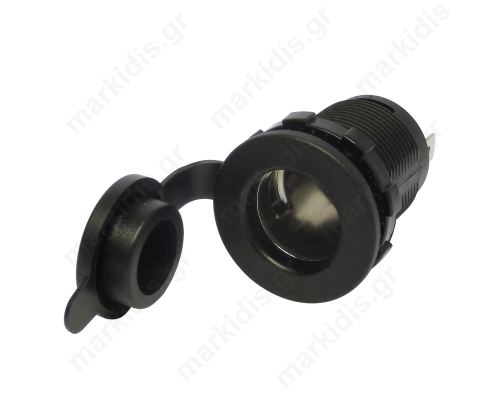 Car lighter socket adapter car lighter socket x1 black