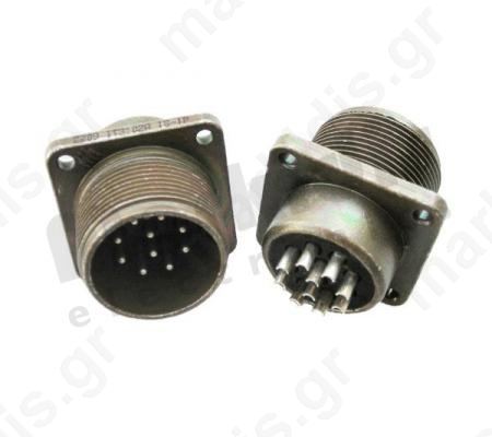 Connector Circular Series DS/MS Socket Male PIN 10 soldering
