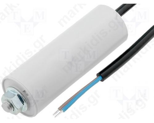 Capacitor for motors, run, polypropylene 40uF 450V ±10% V:4