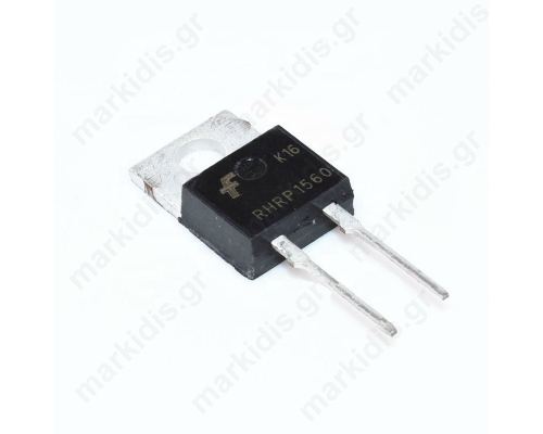 Diode rectifying THT 600V 15A Ifsm 200A TO220-2 100W