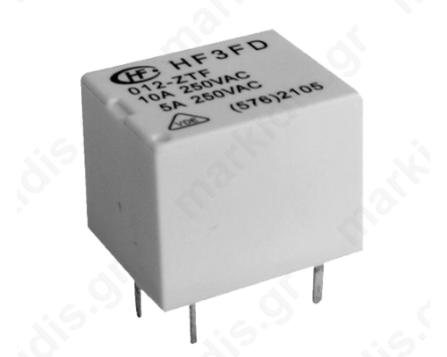 Relay electromagnetic SPST-NO 12VDC 10A/250VAC