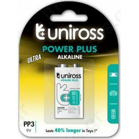 Μπαταρία Αλκαλική 9V UNIROSS