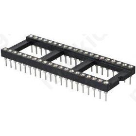 Socket: DIP PIN:40 Pitch: 2.54mm Precision THT Gold-Plated