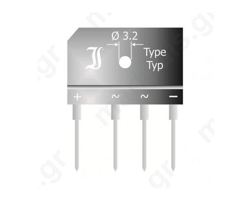Bridge Rectifier: Single-Phase; Urmax 800V If: 40A