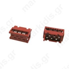 Connector Αρσενικός SMT 1.27MM, 6WAY