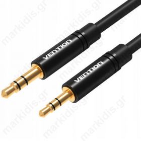 Καλώδιο Jack 2,5mm φις 3pin,Jack 3,5mm 3pin φις 1m μαύρο Καλώδιο Jack 2,5mm φις 3pin,Jack 3,5mm 3pin φις 1m μαύρο