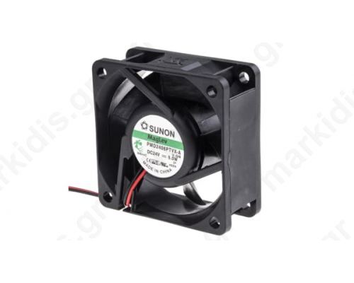 Ανεμιστήρας 24VDC 60x60x25mm 49,01m3/h 38dBA 2.5W