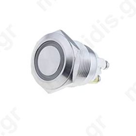 Διακόπτης: Αντιβανδαλικός θέσ: 2 SPST-NO 2A/36VDC IP65 19mm Διακόπτης: Αντιβανδαλικός θέσ: 2 SPST-NO 2A/36VDC IP65 19mm