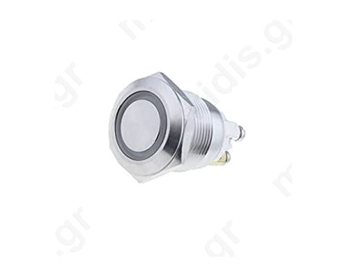 Switch: Vandal Resistant Pos: 2 SPST-NO 2A/36VDC IP65 OFF-(ON)