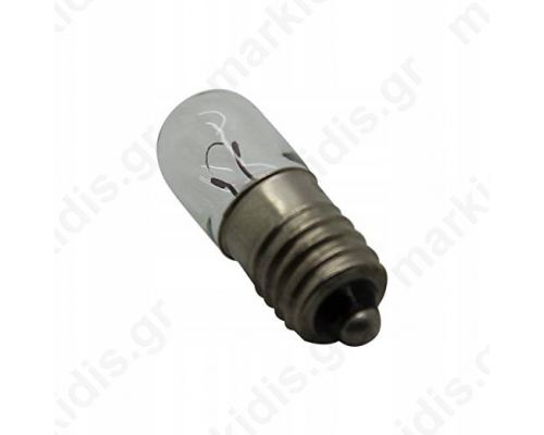 Filament Lamp Miniature E10 6VDC 150mA Bulb Cylindrical 1W