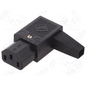 Connector AC Supply Plug Female 10A 250VAC C13 (F)