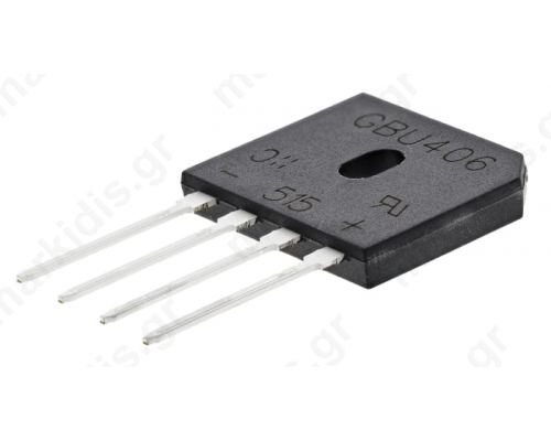 Bridge Rectifier Single-phase 600V 2.3A