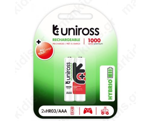 Uniross HYBRIO AAA 1000 mAh 1.2V