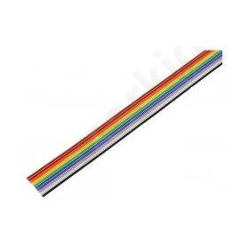 Wire Ribbon 1.27mm Stranded Cu 10x28AWG unshielded PVC 300V