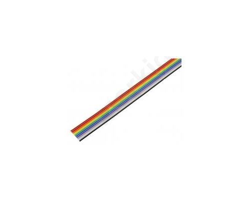Wire Ribbon 1.27mm Stranded Cu 10x28AWG unshielded PVC 300V