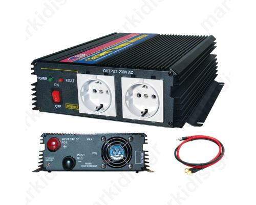 Inverter 24V DC Σε 230V AC 1200VA