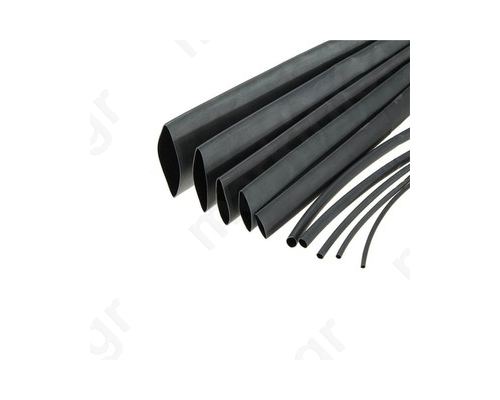 Heat Shrink Sleeve Thin Walled,glued 4: 1 4mm; L: 1m black