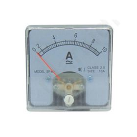 Αμπερόμετρο Αναλογικό AC 60X60 0-10A