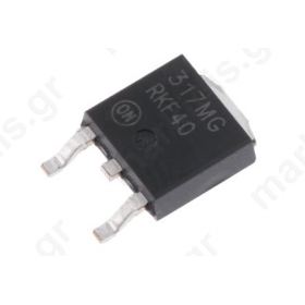 LM317MDTG Linear Voltage Regulator, 250mA, Adjustable, 1.2- 37 V,