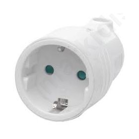 AC PLUG FEMALE  (WHITE)