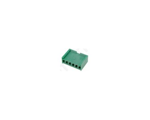 Plug; wire-board; female; PIN:6; w/o terminals; 3.96mm; for cable