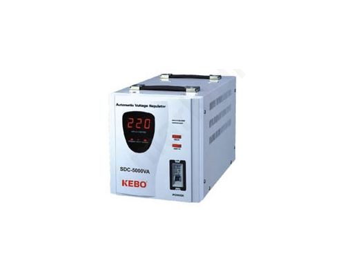 VOLTAGE REGULATOR-STABILIZER 5000VA DIGITAL SERVO (SDC) KEBO