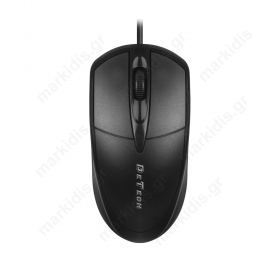 Ποντίκι DeTech D2, Optical, Μαύρο - 733