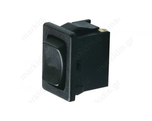 Rocker (ON)-OFF-(ON) 6A/250VAC