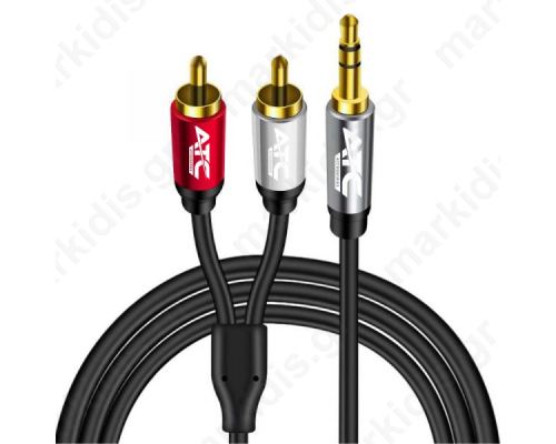 Καλώδιο Audio Jack3.5MM Σε 2 Rca 1.5m HQ